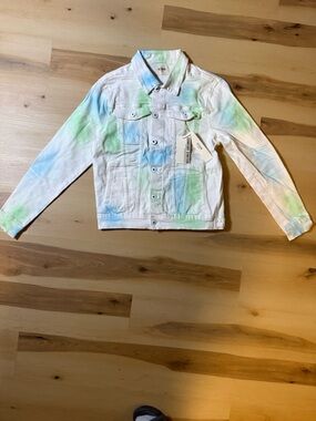 KDNK TIE-DYE JEAN JACKET
